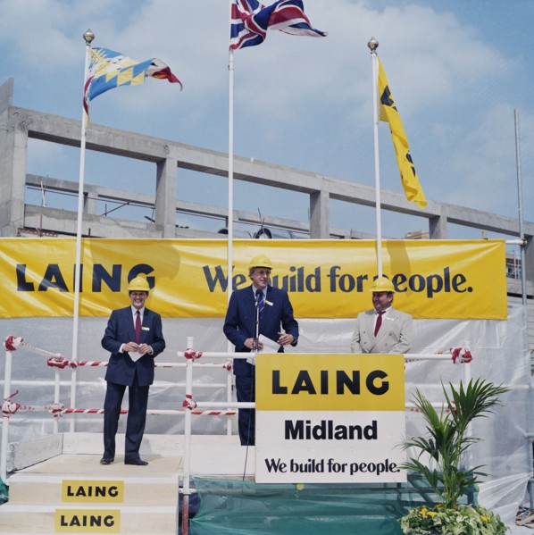 National Indoor Arena, King Edwards Road, Birmingham, 12/07/1990. Creator: John Laing plc.