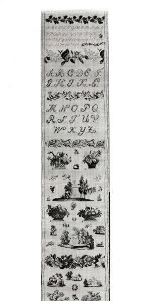 Sampler, Austria, 1827.