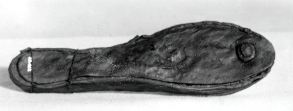 Sole of a Clog, England, 16th century.