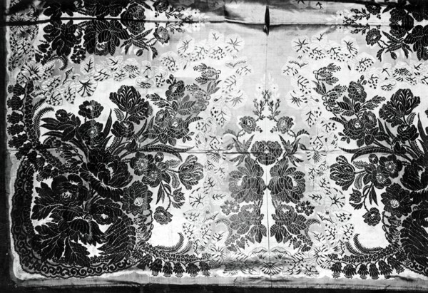 Shawl, England, c. 1860.