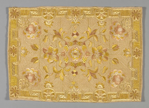 Pillow Sham, England, c.1720.