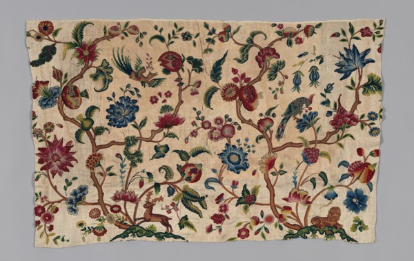 Portion from a Valance, England, 1701/25.