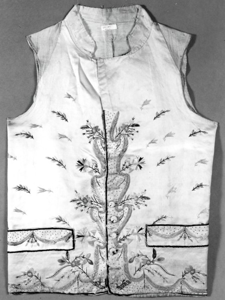 Waistcoat, England, 1750/1800.