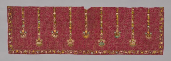Panel (Showing Symbols of the Four Seasons), France, 17th century.