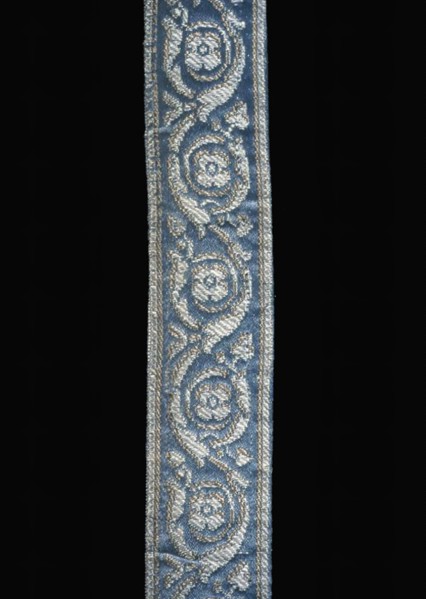 Ribbon, France, 1801/50.