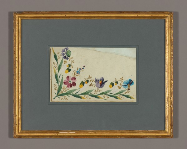 Needlework Design, France, 1801/25.