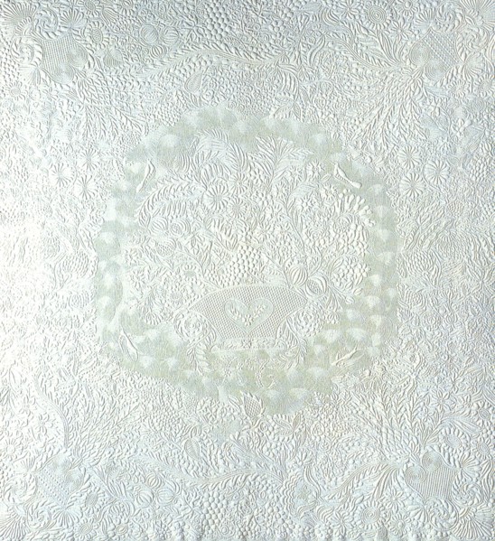 Bedcover, France, 1825/50.