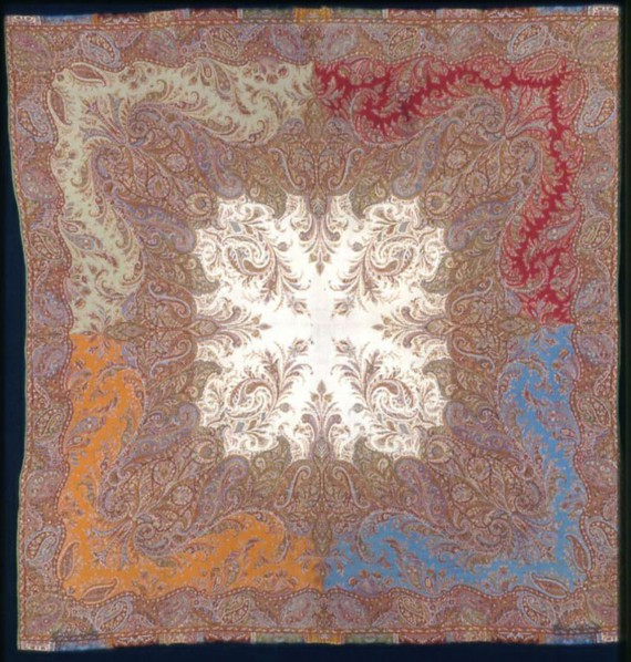 Square Shawl, France, c. 1850.