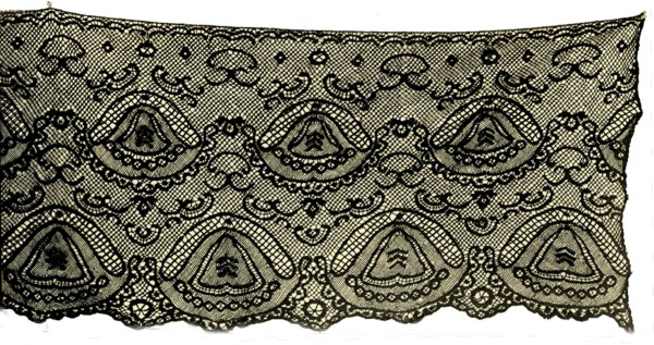 Flounce, France, 1875/1900.