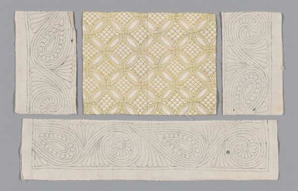 Pillow Sham (Unfinished), England, southern, late 17th/early 18th century.