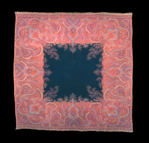 Square Shawl, Vienna, 1830/50.
