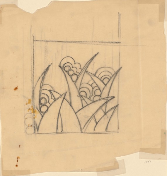 Design for a Textile or Wallpaper, Austria.