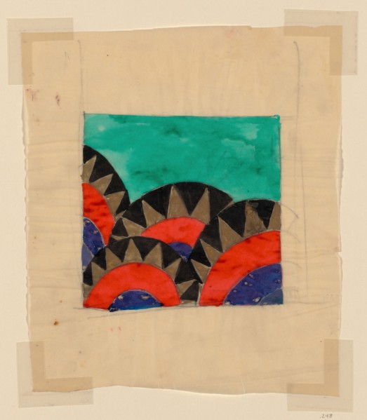 Design for a Textile or Wallpaper, Austria.