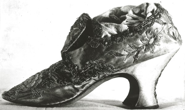 Shoe (Single), England, 1770s.