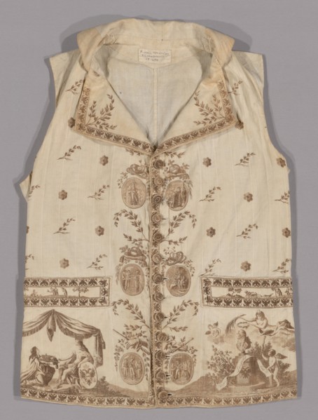 Waistcoat, France, 1790-92.