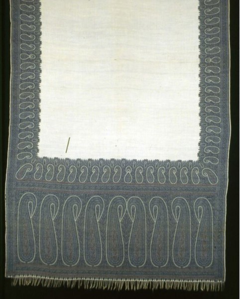 Long Shawl, Scotland, c. 1835.