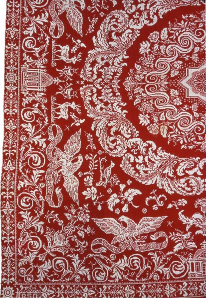 Coverlet, New York, 1850.