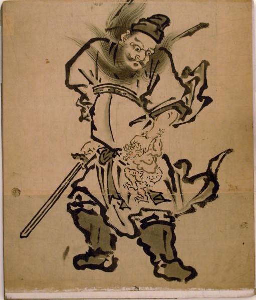 Shôki the Demon Queller, from an album of paintings of Shôki, Edo period (1615-1868), Edo period, 18th century.