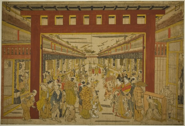 Nakanocho in the Yoshiwara, n.d.