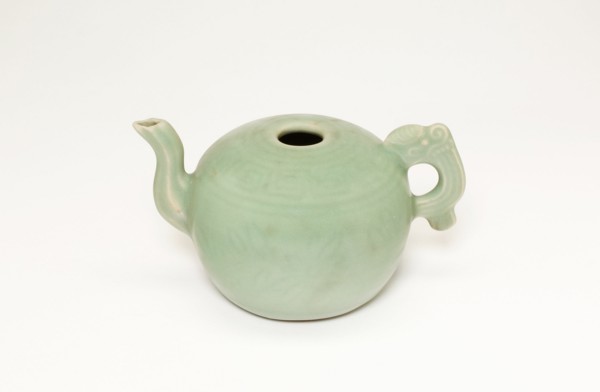 Ewer with Animal Handle, Yuan dynasty (1271-1368), 14th century.