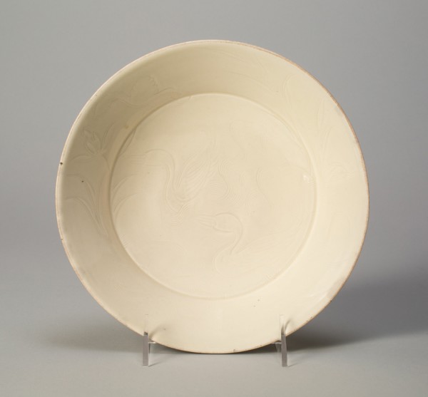 Dish with Ducks and Water Plants, Northern Song dynasty (960-1127), early 11th century.