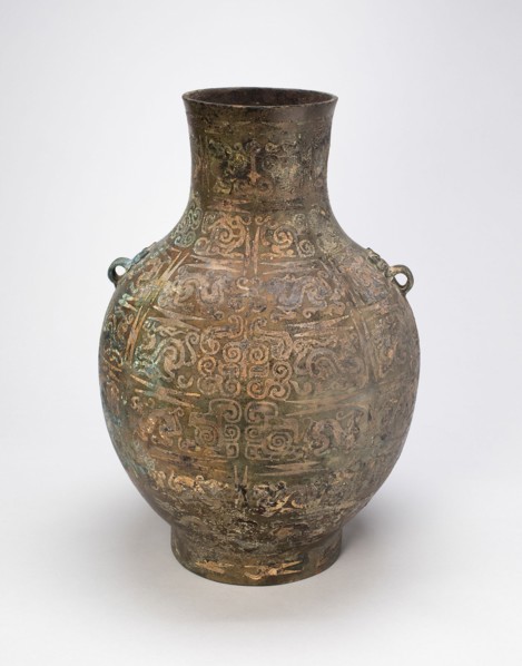 Wine Jar (Hu), Eastern Zhou dynasty, Warring States period (480-221 B.C.), c. 3rd century B.C.