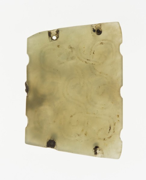 Plaque with Interlinked Scrolls, Eastern Zhou period, 7th century B.C.