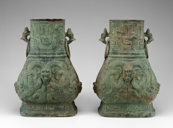 Pair of Jars, Western Zhou dynasty (c. 1046-771 BC ), late 9th/8th BC.