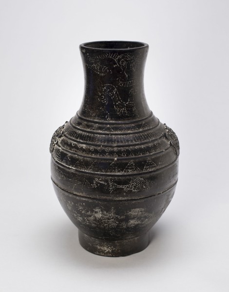 Container in the Form of an Ancient Bronze Jar (hu), Warring States period (475-221 B.C.).