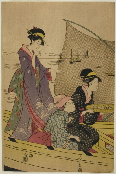 Women on a Fishing Boat, c. 1780/1800.
