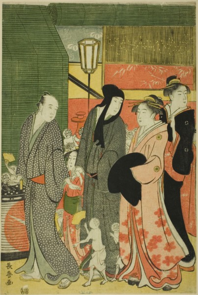 Good and Evil Influences (Zendama akudama), c. 1795.