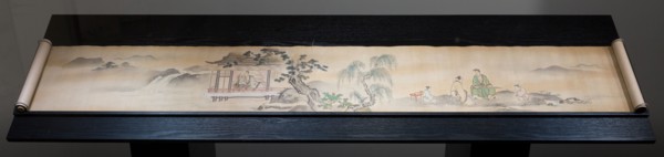 The Four Accomplishments, c. 1700. The four pursuits deemed appropriate for Chinese gentlemen were music, the board game Go, calligraphy, and painting.