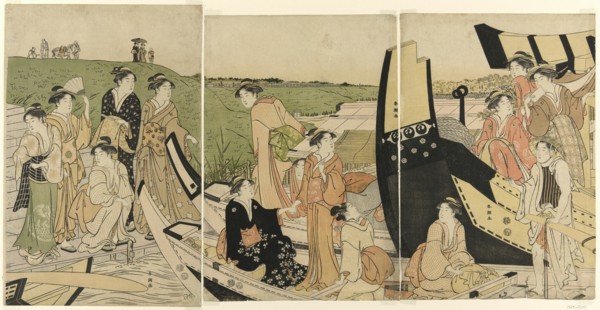 Pleasure Boats at a Landing, c. 1780/1801.