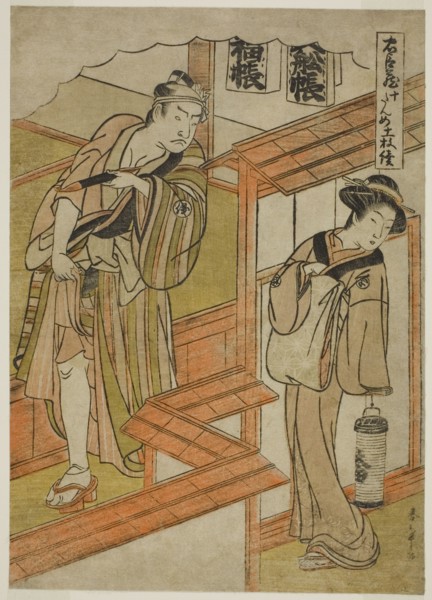 Act Ten: The Amakawaya from the play Chushingura (Treasury of Loyal Retainers), Japan, c. 1779/80.