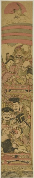 Seven Gods of Good Fortune in a Treasure Ship, Japan, c. 1789.
