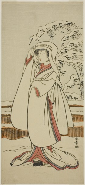 The Actor Segawa Tomisaburo I as the Heron Maiden (Sagi Musume), Japan, c. 1774.