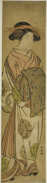 Walking Courtesan, Possibly Sugawara of the Tsuruya House of Pleasure, Japan, mid-late 1770s.