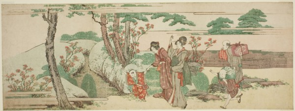 Women and children out for a picnic, Japan, n.d.