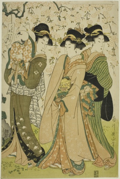 Famous Trees in the Eastern Capital: The Cherry Tree at Naruko (Toto meiboku Naruko no sakura), Japan, c. 1807.
