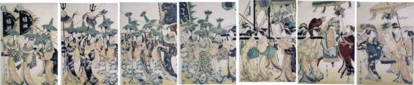 Yoshiwara Impromptu, Japan, c. 1797/98.