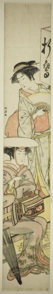 Two Women at a Wayside Tea Booth, Japan, c. 1781/89.