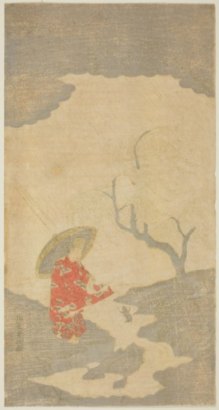 Ono no Tofu Watching a Leaping Frog, Japan, early 1760s.
