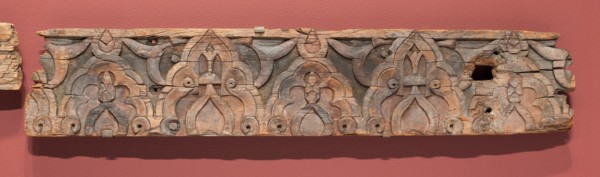 Fragment of an architectural molding, Morocco, Marinid dynasty (1244-1465), 14th century.