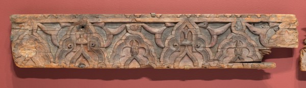 Fragment of an architectural molding, Morocco, Marinid dynasty (1244-1465), 14th century.