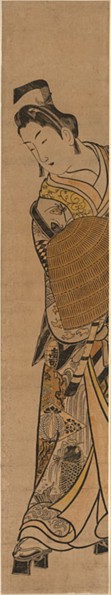 The Actor Onoe Kikugoro I as Soga no Goro, c. 1744.