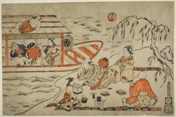Cooling Off on a Summer Evening, c. 1715.