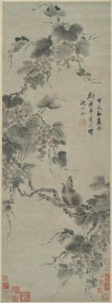 Squirrel and Grapes, 1694.