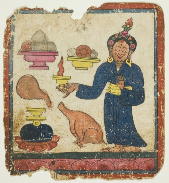 Image from a Set of Initiation Cards (Tsakali), 14th/15th century.