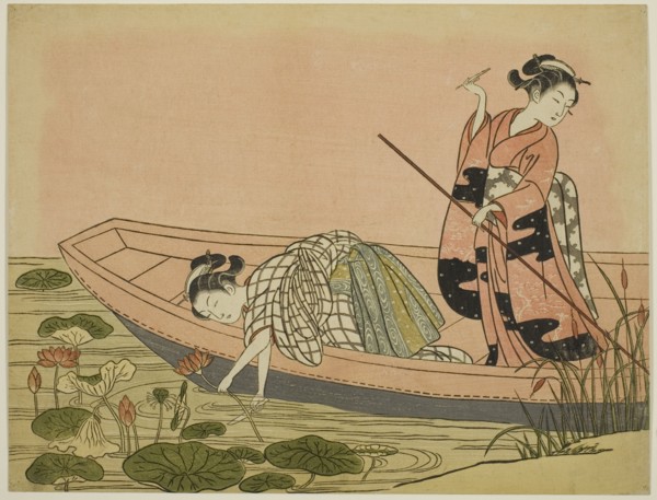 Gathering Lotus Flowers, c. 1765.