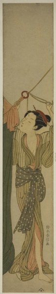 Hanging Up a Mosquito Net, c. 1767/68.